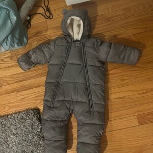 GAP Gray Kids Puffer Jacket